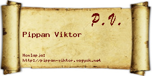 Pippan Viktor névjegykártya